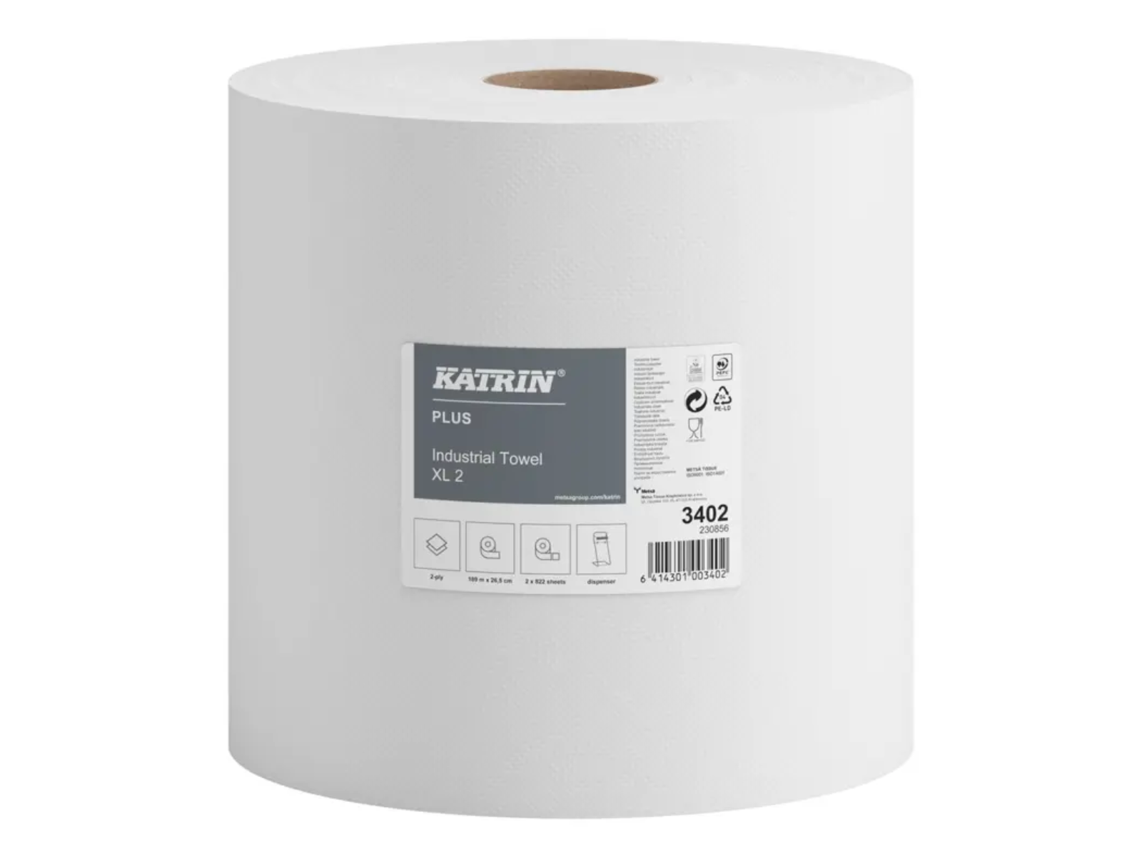 Czyściwo x3 Katrin 3402 Premium 3 Role x 189 metrów Celuloza